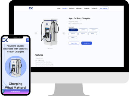 ChargeTronix E-Commerce Website Development