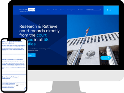 AccurateSource Court Record Research Service